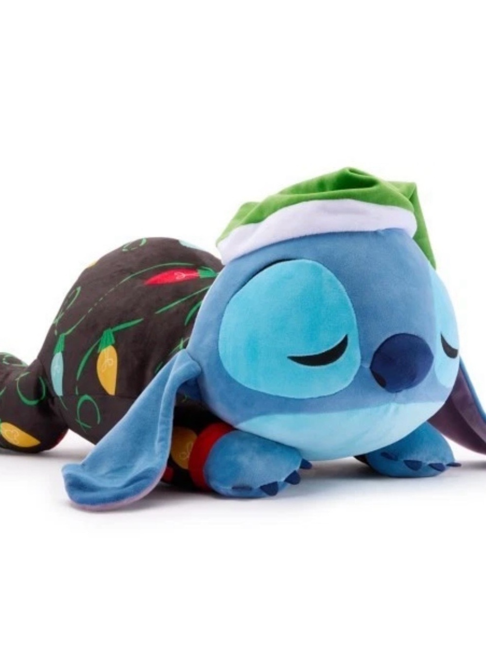 Disney Cuddleez Sleeping Stitch Holiday Christmas Plush